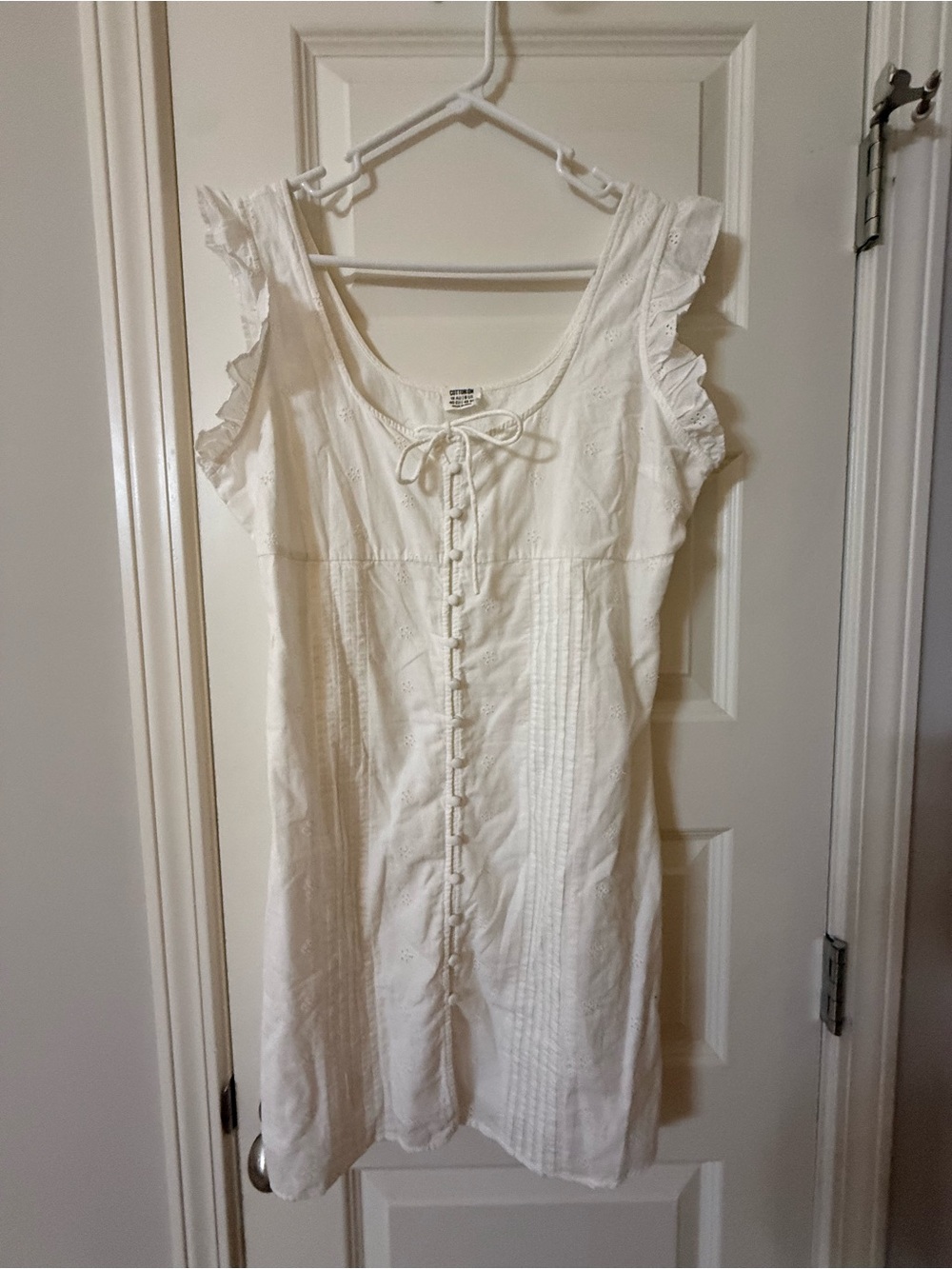 Cotton On Dolly Corset Mini Dress Size 8 New With Tags White